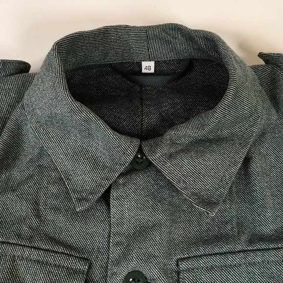 Vintage Denim Jean Button Down Shirt - Picture 3 of 8